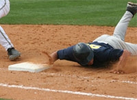 Baseball Player Dislocating the Shoulder