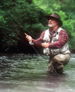 Fisherman with Knee Replacement