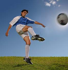 Athlete Stressing Hip Joint